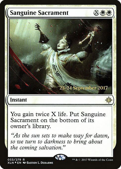 Sanguine Sacrament 33s