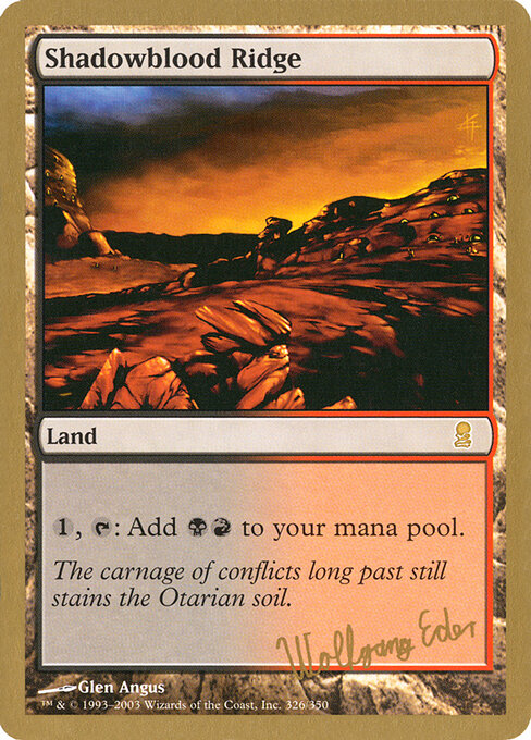 Shadowblood Ridge we326