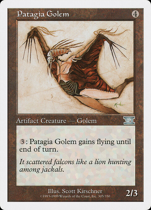 Patagia Golem 305