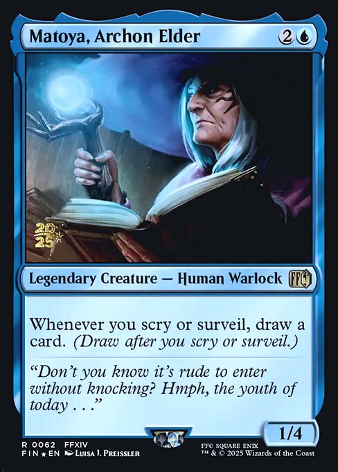Matoya, Archon Elder 62s