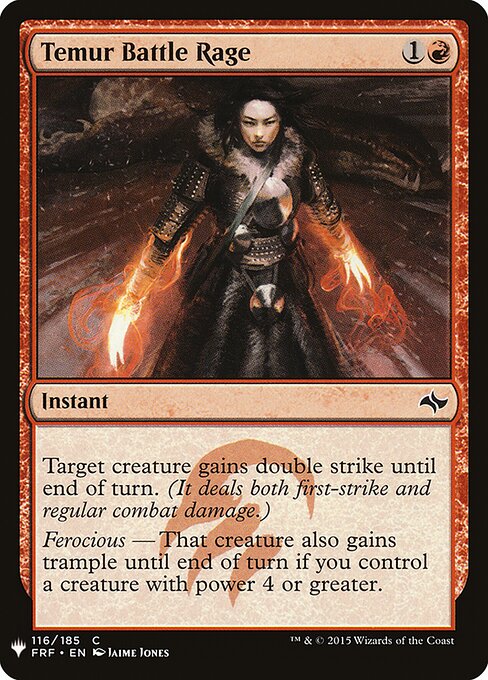 Temur Battle Rage FRF-116