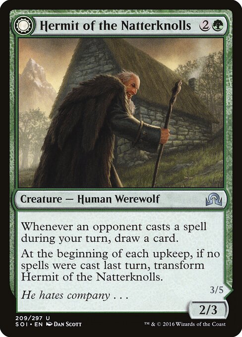 Hermit of the Natterknolls // Lone Wolf of the Natterknolls 209