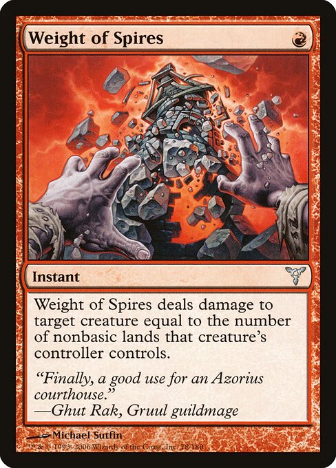 Weight of Spires 78