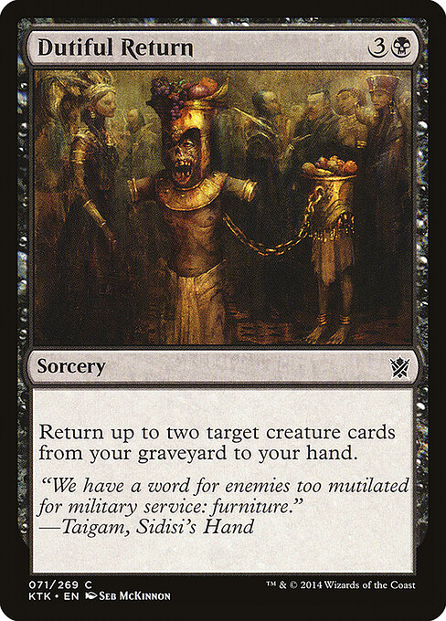 Dutiful Return 71