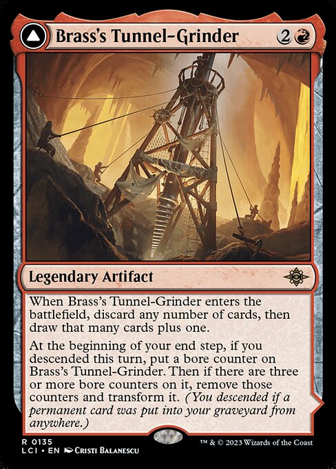 Brass's Tunnel-Grinder // Tecutlan, the Searing Rift 135