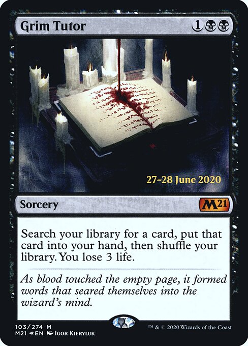 Grim Tutor 103s