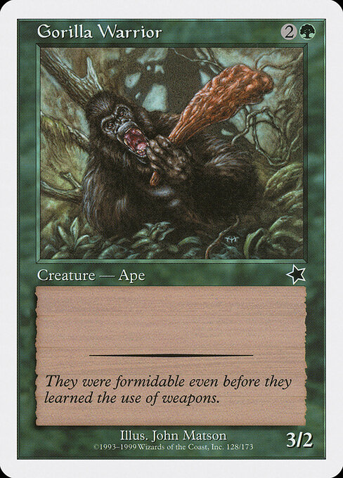 Gorilla Warrior 128