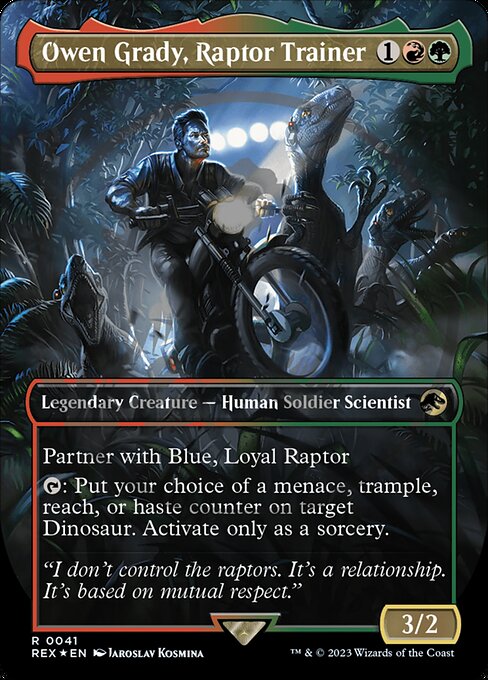 Owen Grady, Raptor Trainer 41