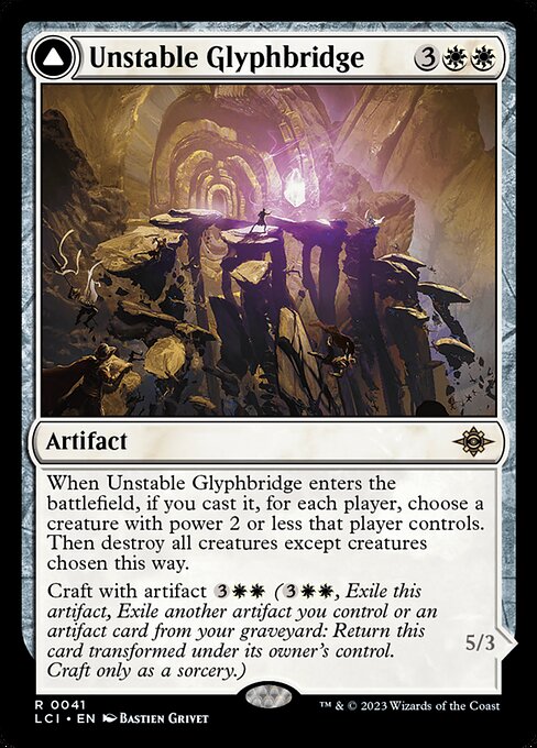 Unstable Glyphbridge // Sandswirl Wanderglyph 41