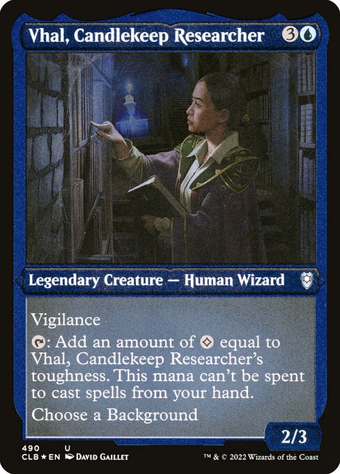 Vhal, Candlekeep Researcher 490