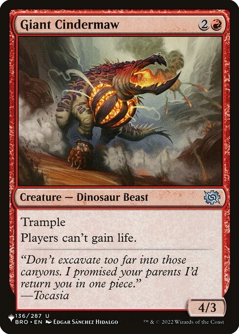 Giant Cindermaw BRO-136