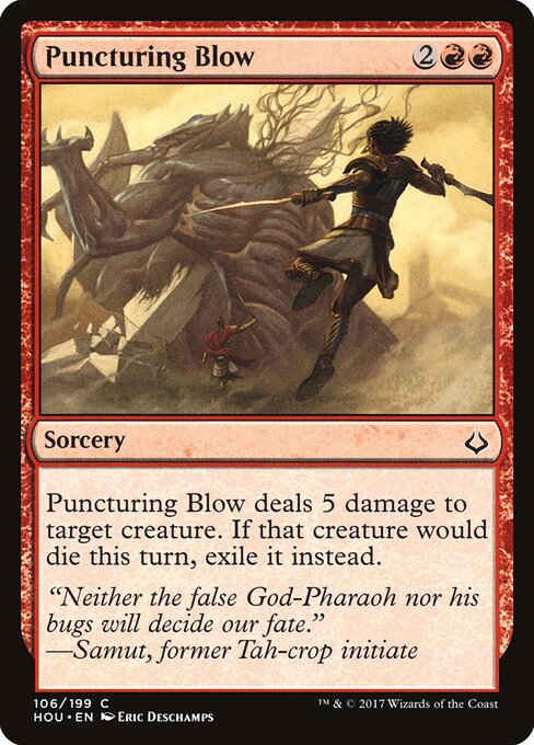 Puncturing Blow 106