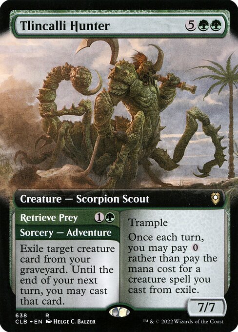 Tlincalli Hunter // Retrieve Prey 638