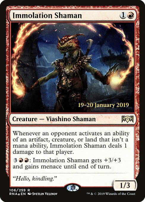 Immolation Shaman 106s