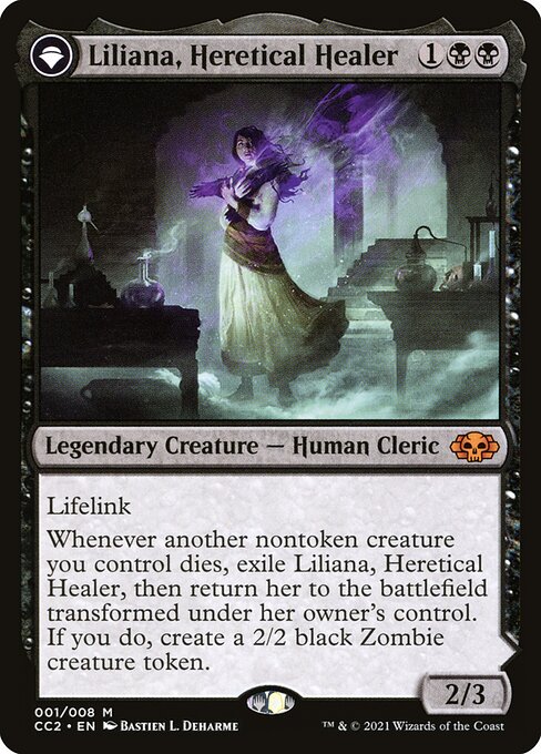 Liliana, Heretical Healer // Liliana, Defiant Necromancer 1