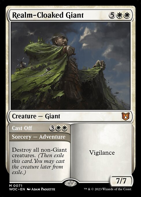 Realm-Cloaked Giant // Cast Off 71