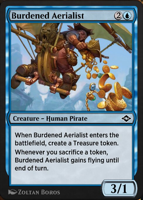Burdened Aerialist 173