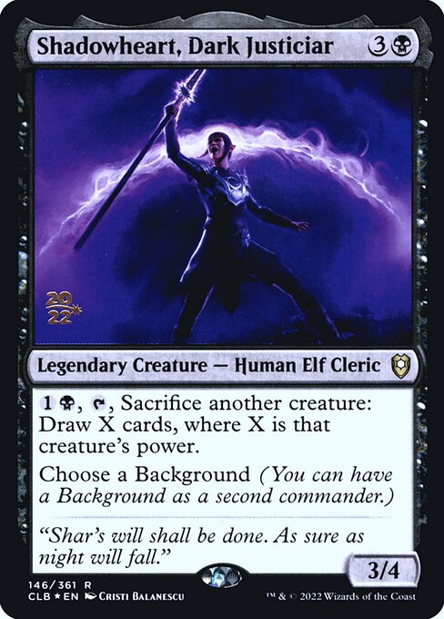 Shadowheart, Dark Justiciar 146s