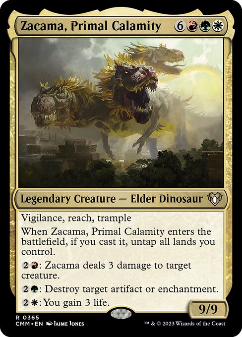 Zacama, Primal Calamity 365