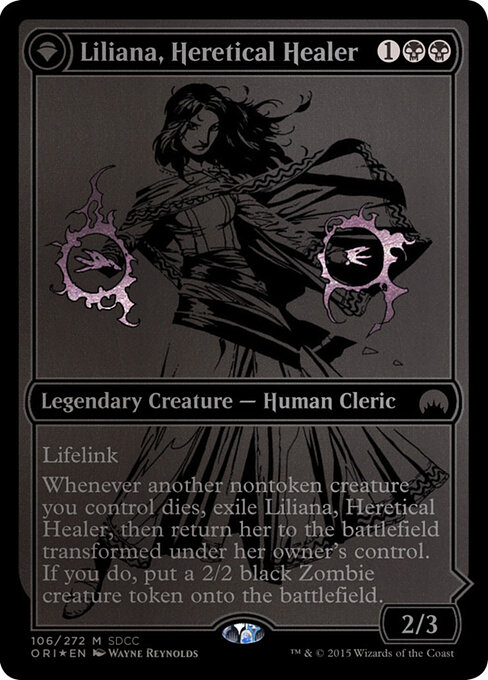 Liliana, Heretical Healer // Liliana, Defiant Necromancer 106