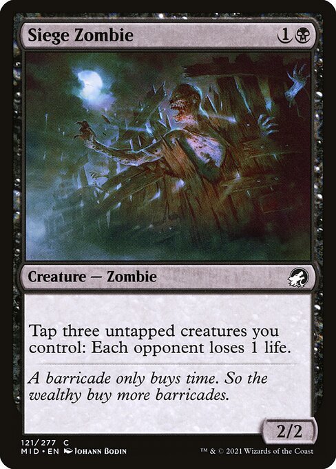Siege Zombie 121