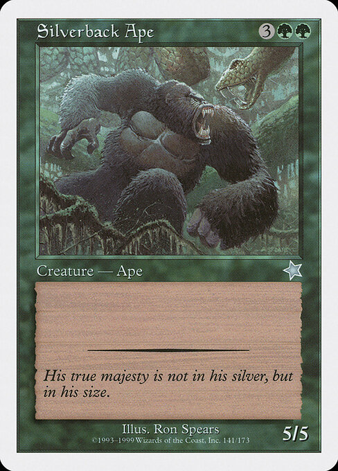 Silverback Ape 141