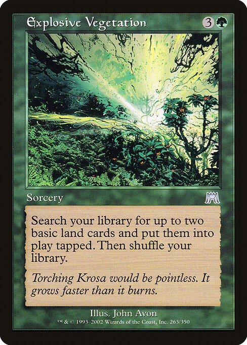 Explosive Vegetation 263