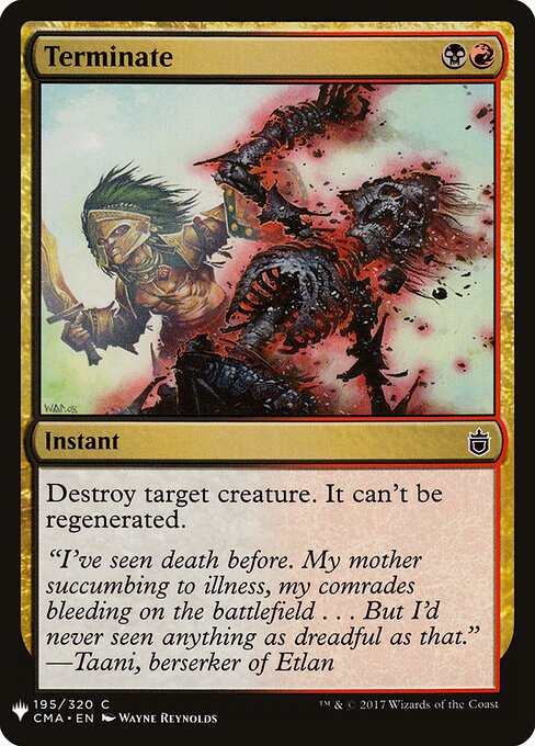 Terminate CMA-195