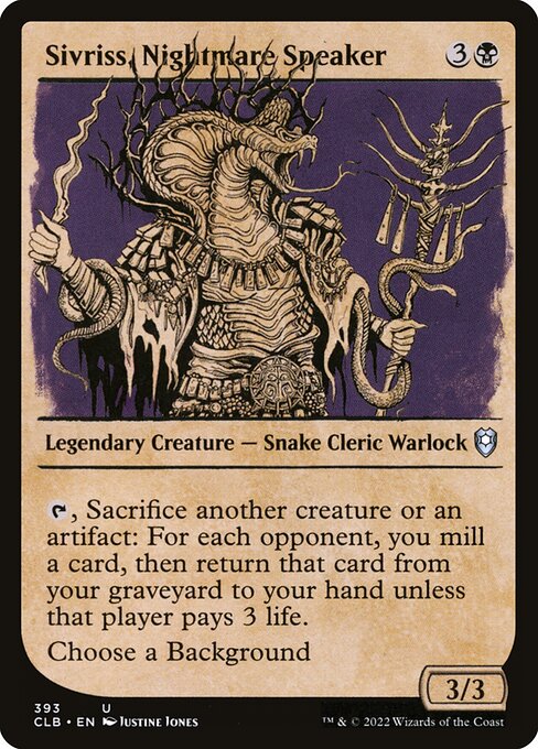 Sivriss, Nightmare Speaker 393