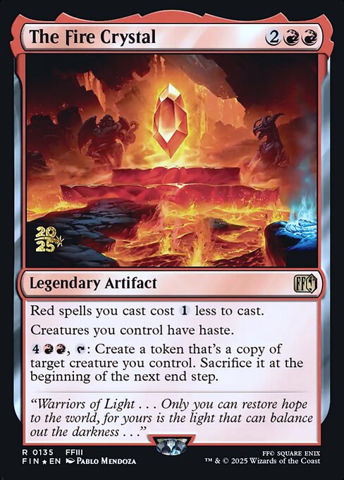 The Fire Crystal 135s