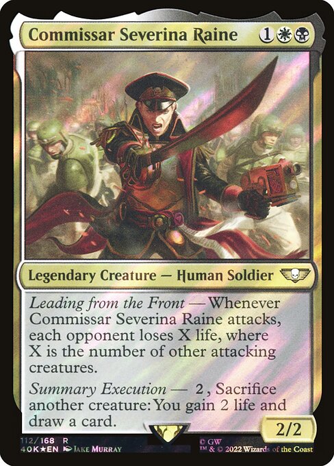 Commissar Severina Raine 112★