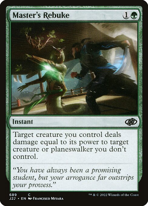 Master's Rebuke 689