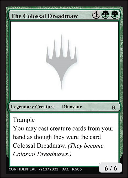 The Colossal Dreadmaw RG06b