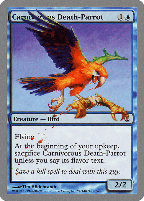 Carnivorous Death-Parrot 29
