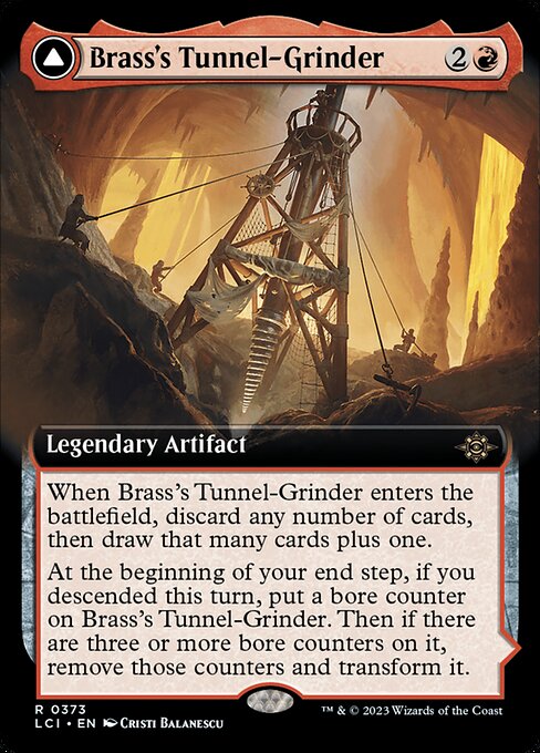 Brass's Tunnel-Grinder // Tecutlan, the Searing Rift 373