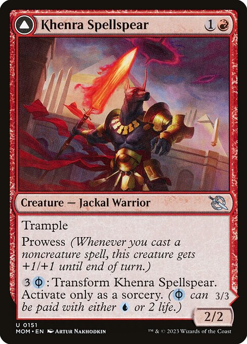 Khenra Spellspear // Gitaxian Spellstalker 151