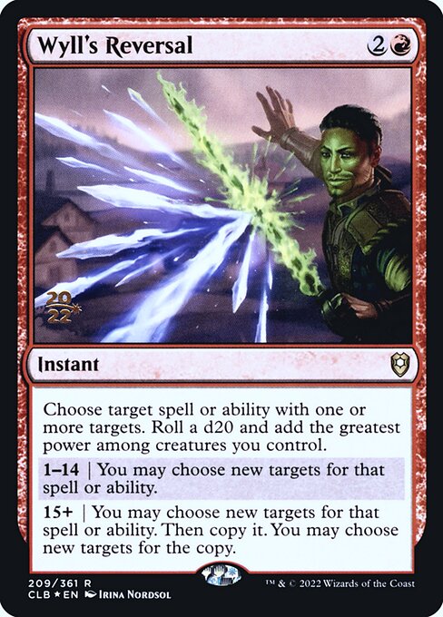 Wyll's Reversal 209s