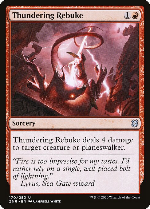 Thundering Rebuke 170