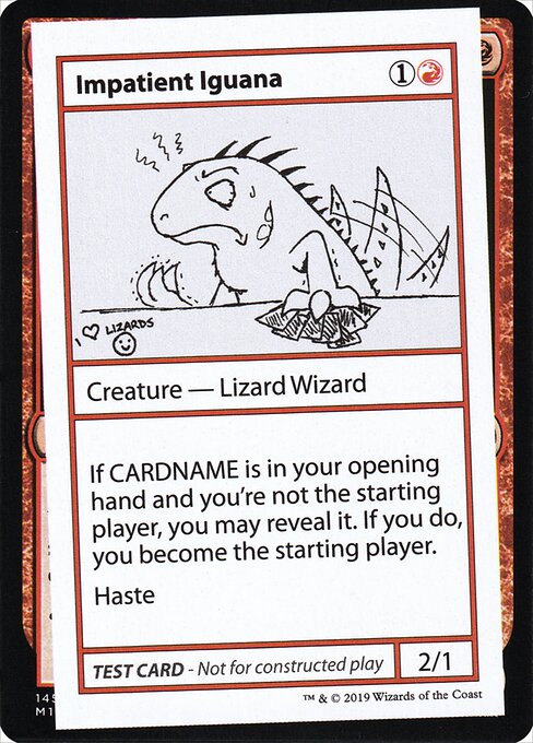 Impatient Iguana 55