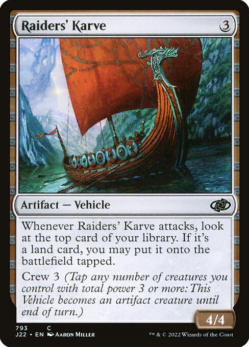 Raiders' Karve 793