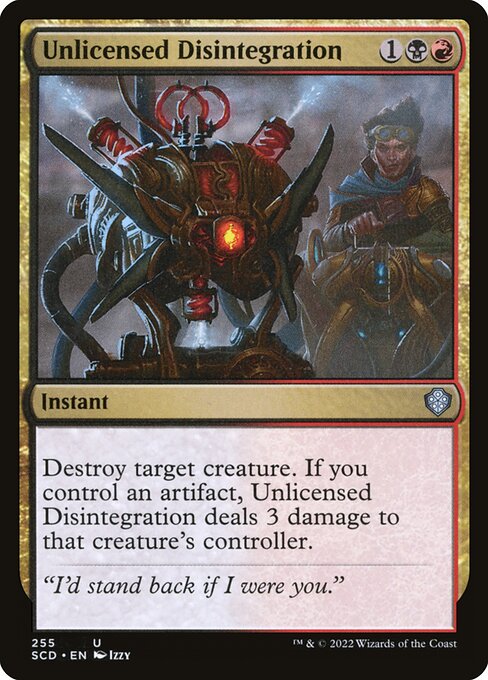 Unlicensed Disintegration 255