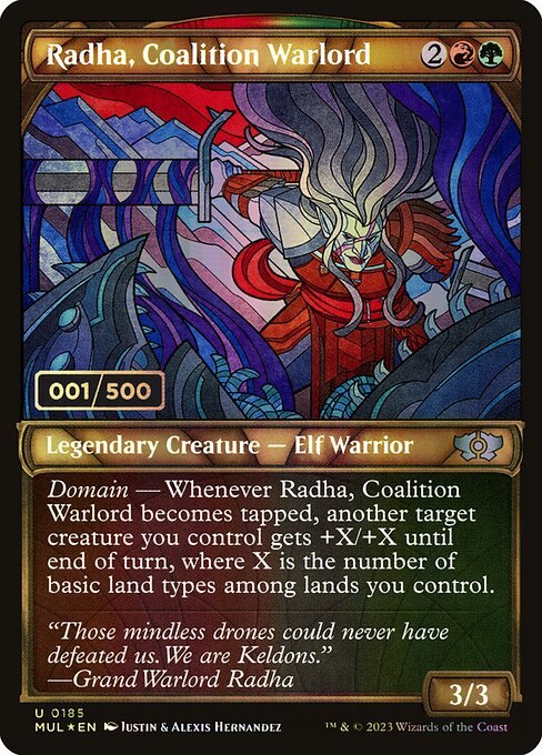 Radha, Coalition Warlord 185z