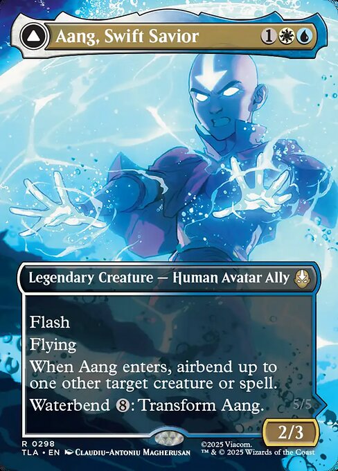 Aang, Swift Savior // Aang and La, Ocean's Fury 298