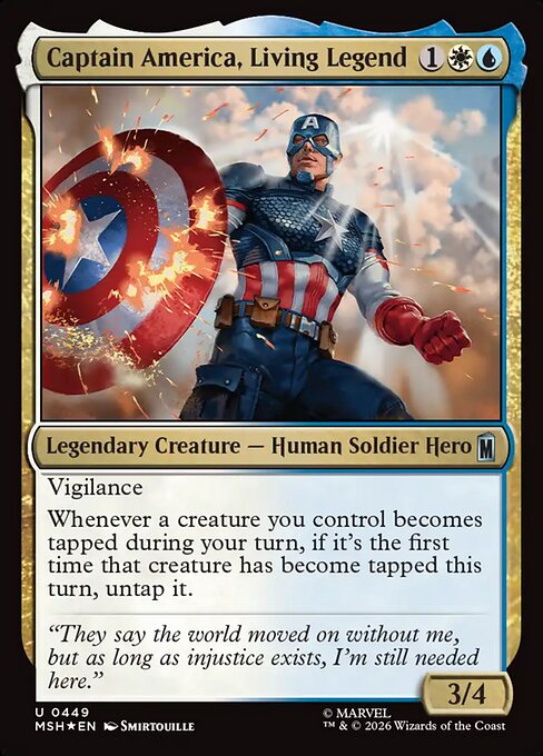 Captain America, Living Legend 449