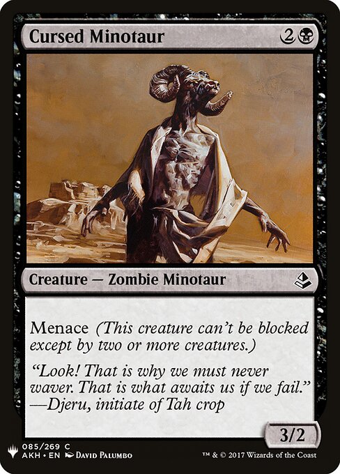 Cursed Minotaur AKH-85