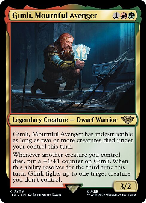 Gimli, Mournful Avenger 209