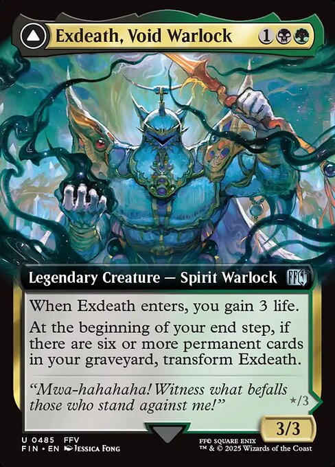 Exdeath, Void Warlock // Neo Exdeath, Dimension's End 485