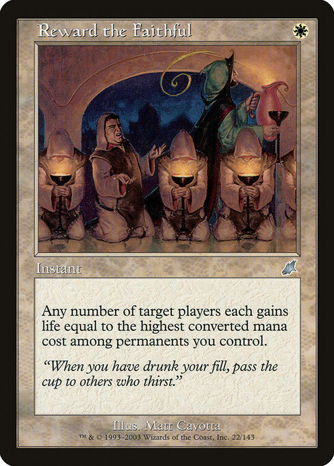 Reward the Faithful 22