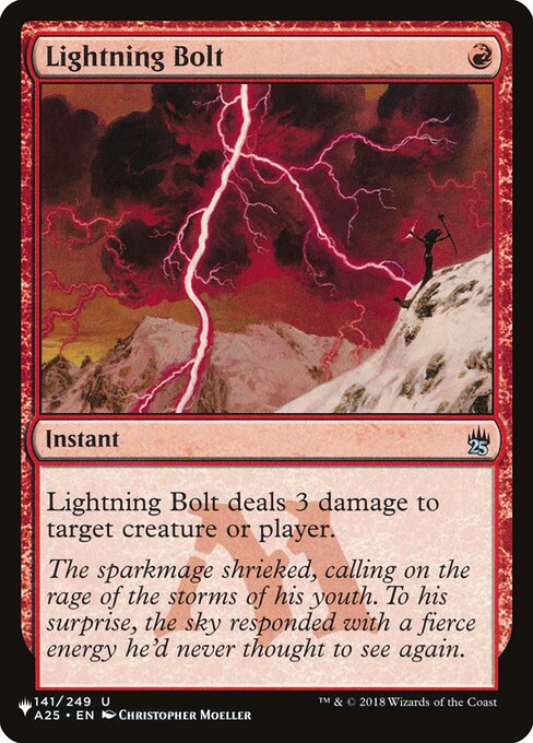 Lightning Bolt A25-141