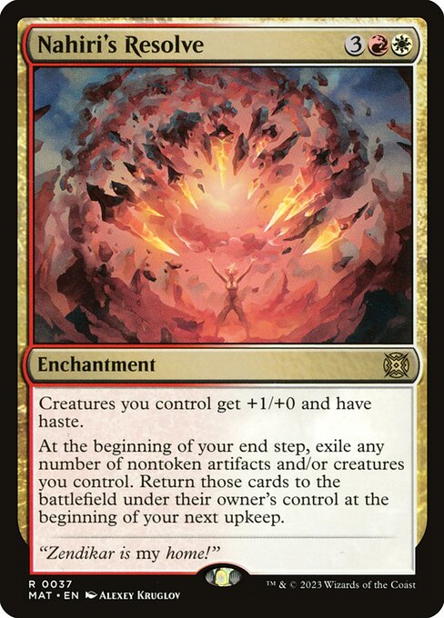 Nahiri's Resolve 37